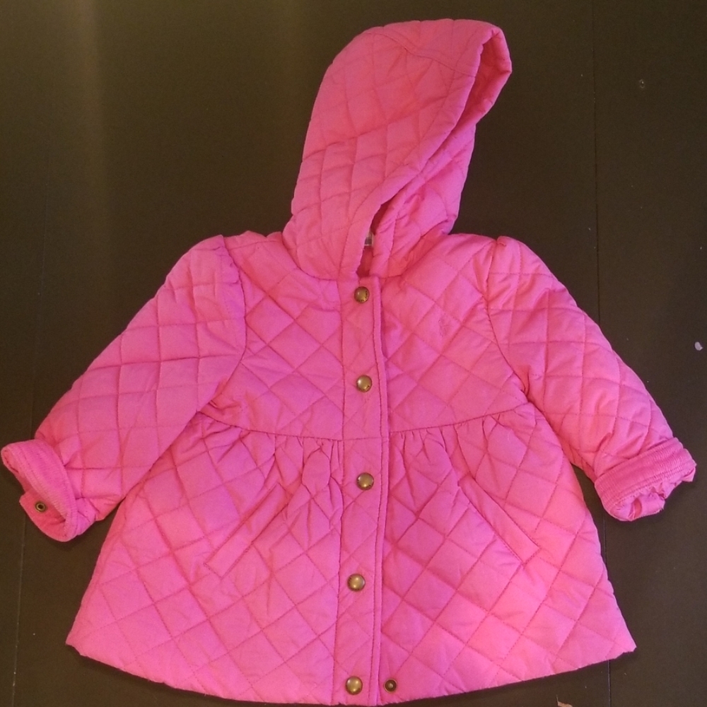 Ralph Lauren pink quilted puffer jacket